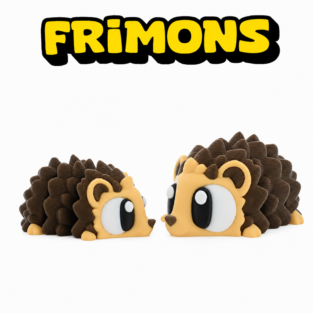 Edwin en Erik, twee egelfiguren tegenover elkaar